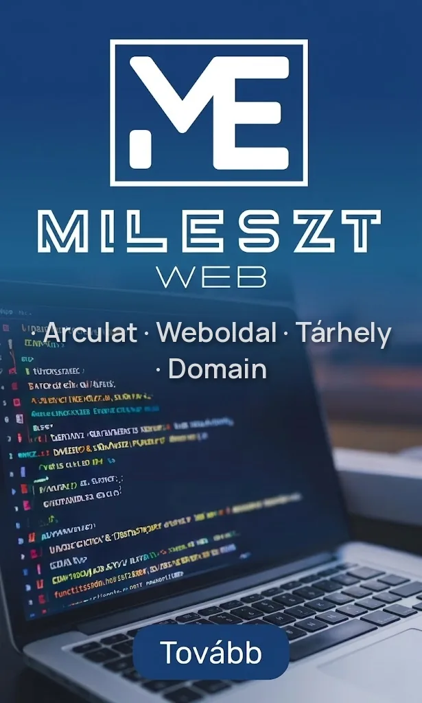 MilEszt-Web – arculat, weboldal, tárhely, domain